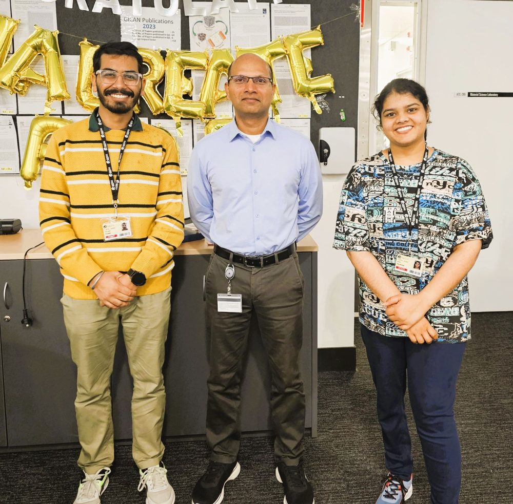 With Prof. Ajayan Vinu at University of Newcastle