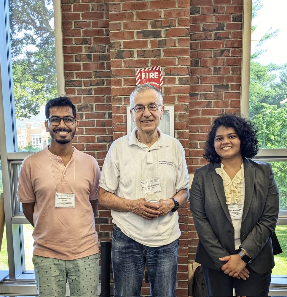 With Prof. Mercouri Kanatzidis at the Gordon Research Conference